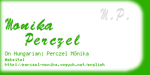 monika perczel business card
