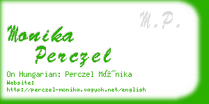 monika perczel business card